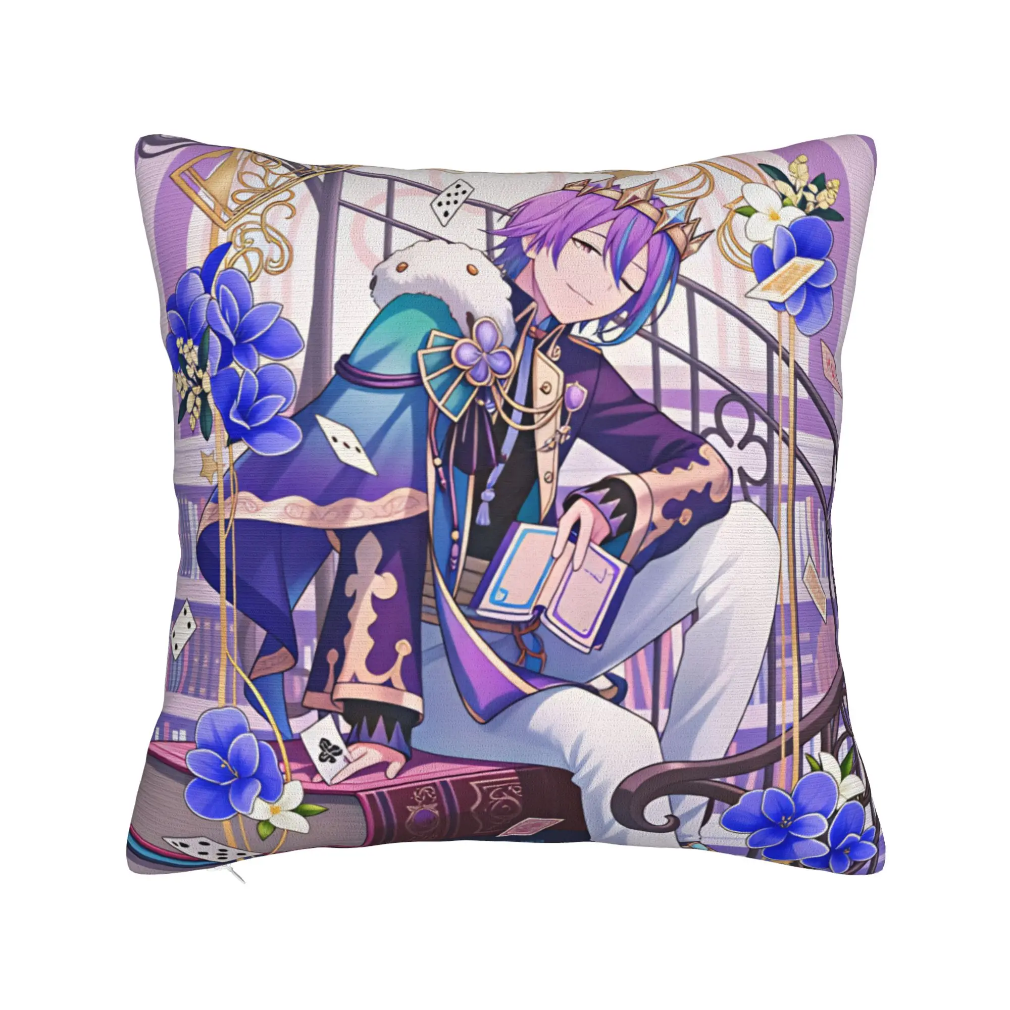 Pillow Case Project Sekai Rui Kamishiro Anime Game Design  Pillow Cover For Sofa Bedroom Home Decor Morden Pillowcases