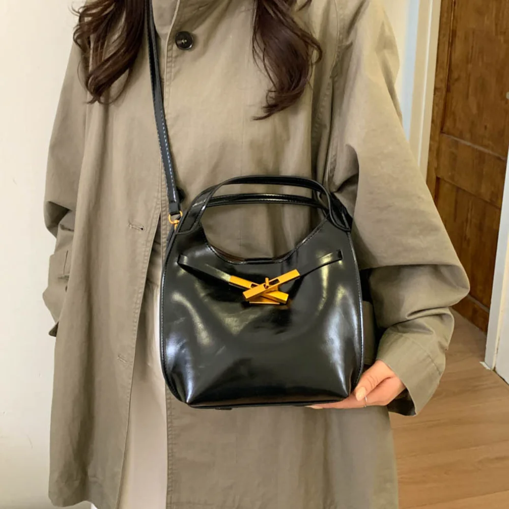 

Модная сумка-ведро из замши в стиле ретро, женская сумка через плечо из искусственной кожи, сумка-кроссбоди для повседневной носки, для деловых встреч и торжественных мероприятий