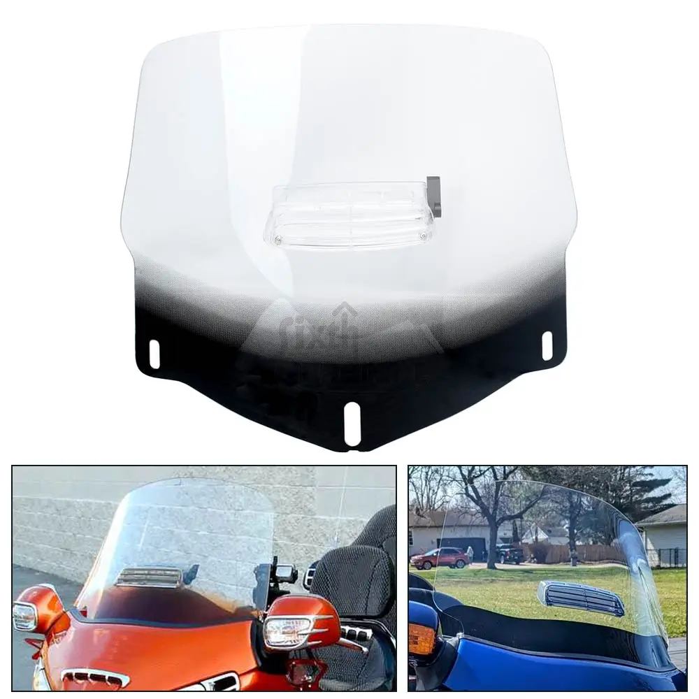 Parabrisas de plástico ABS para motocicleta, ventilación de flujo de aire compatible con Honda Gold Wing Audio/Comfort/Navi GL1800HPN 2006-2017