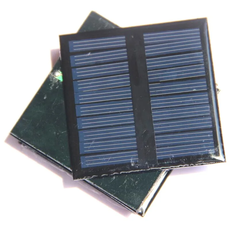 Hot 1000PCS 0.45W 5V Mini Solar Panels Solar Cell Module DIY Solar Charger System for 3.7V Battery Square Solar Plate 60*60MM