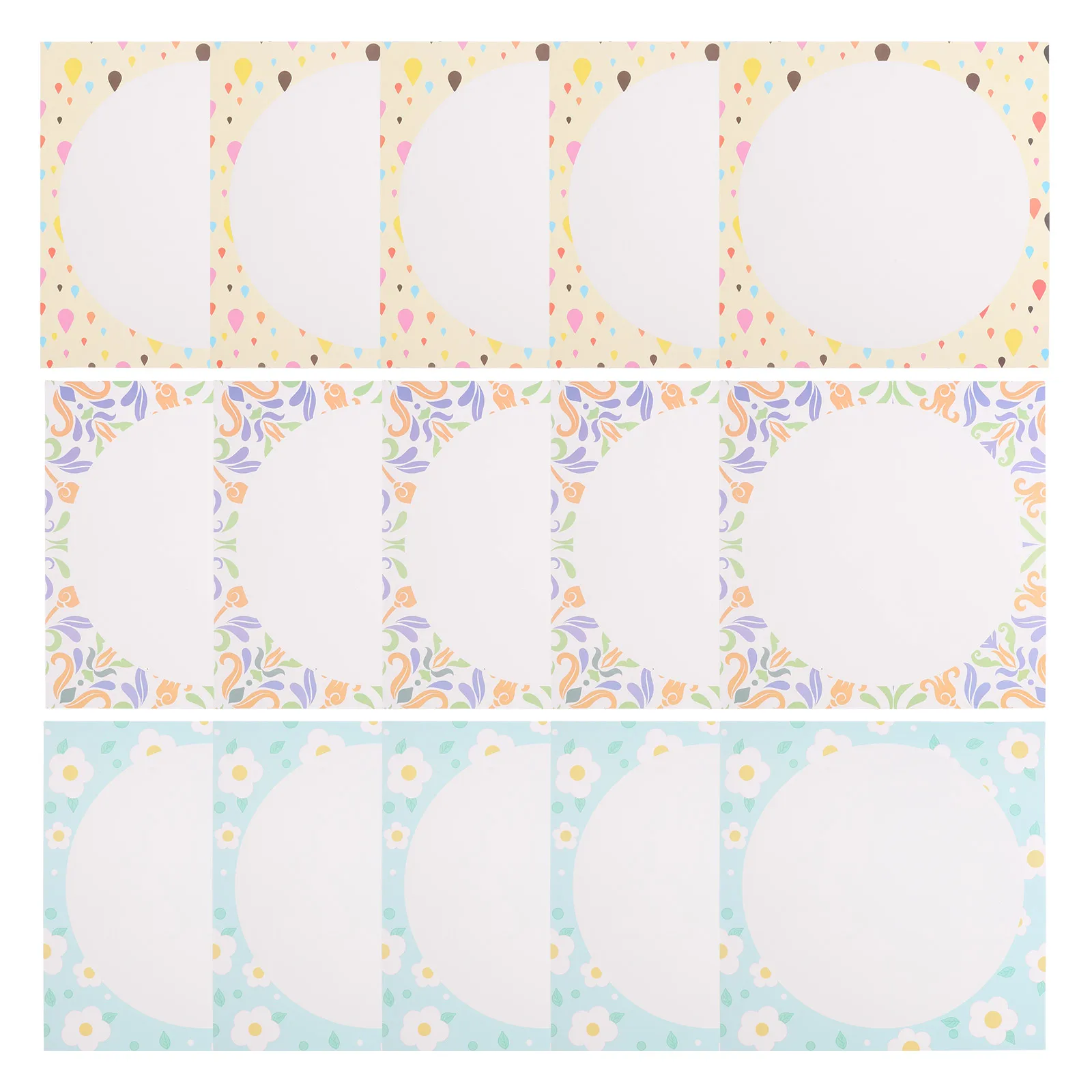 

15pcs Card Paper Kit Heavy 230g Thickened Drawing Writing Calligraphy Painting Letter Paper Vintage Craft Supplies