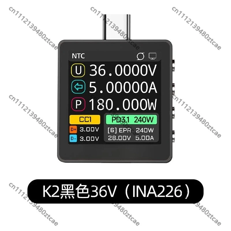 Multifunctional USB Tester 36V Voltage Current Meter INA226 Chip PD3.1 Protocol Detector Fast Charge Decoy Test Tool