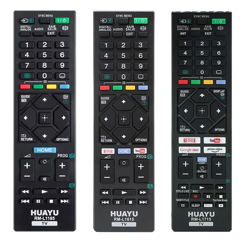 Универсальный пульт дистанционного управления Smart TV, замена подходит для всех ЖК-дисплеев Sony, светодиодная лампа для телевизора, задняя фотография