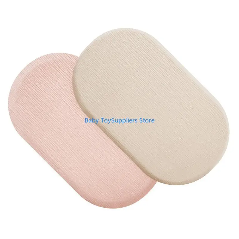 R1WF Set of 2pc Breathable Baby Bassinet Sheets Removable Cradles Bed Sheet Sleeve