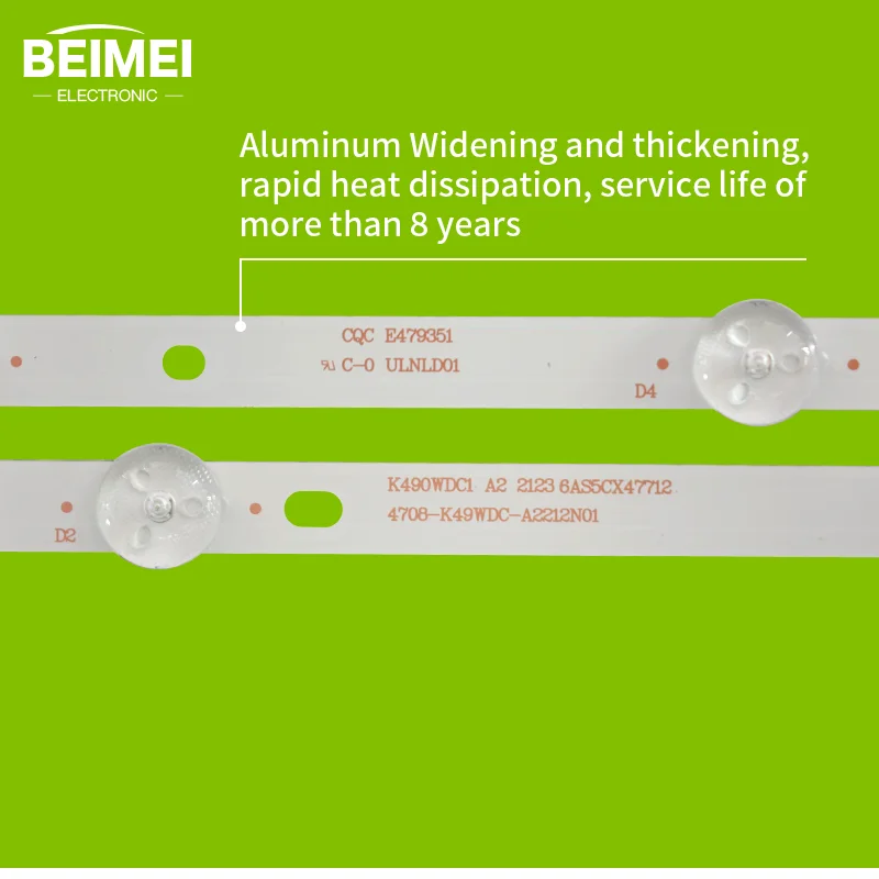 Backlight Strip K490wdc1 A2 4708-k49wdc-a2213n01led Strip Licht Philips 49 Bdl3056q Led Strip 9 Stks/set