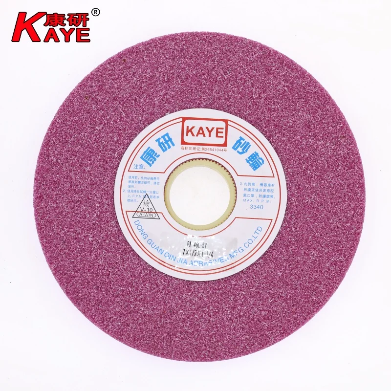 180mm 200mm Chrome Corundum Grinding Wheel for Precision Grinding of Cutting Tools Gauges Instruments and Threaded Workpieces