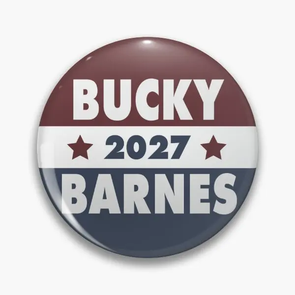 Congressman Barnes Bucky B 2027  Soft Button Pin Lover Funny Fashion Badge Hat Jewelry Women Metal Collar Cartoon Lapel Pin