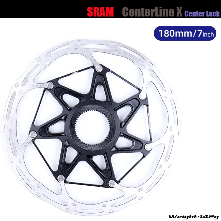 Sram-センターディスクブレーキローター,ロックリングなし,200mm,180mm