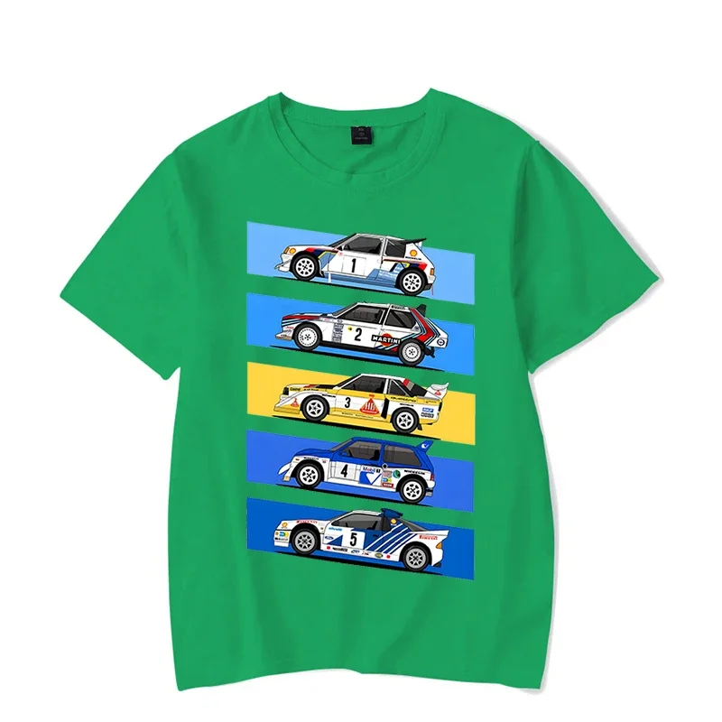 1986 Gruppo B Rally Cars Divertente Tee T-shirt Moda Estate Uomo Manica corta T-shirt Nero Top Tees Hip Hop Streetwear Camisetas