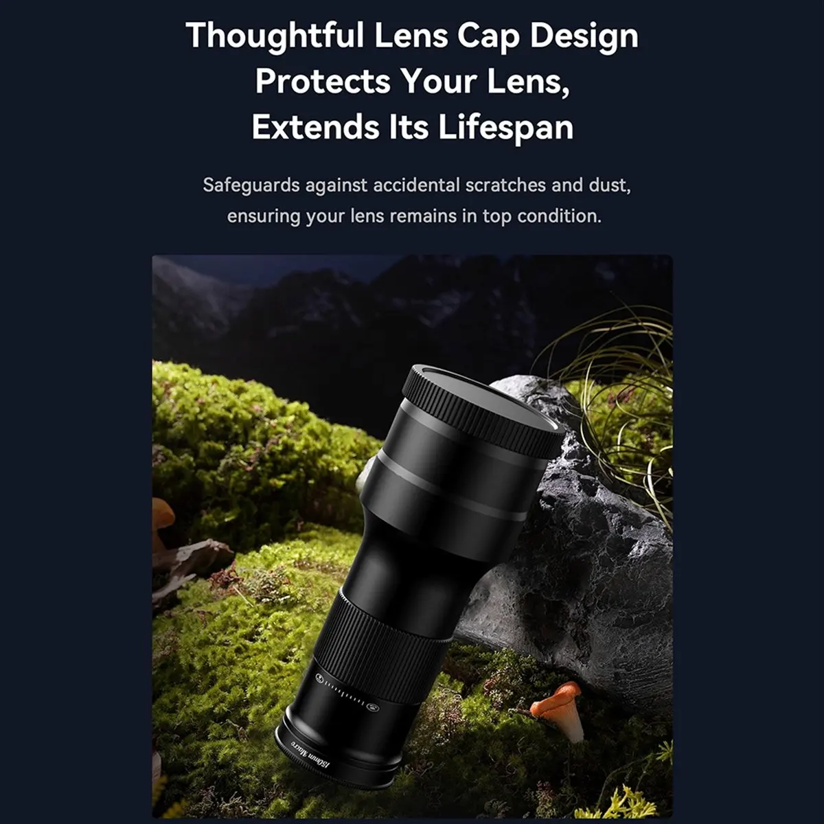 howaa87-mobile-phone-telephoto-macro-lens-kit-6x-telephoto-lens-150mm-macro-lens-for-iphone-16-15-14-with-universal-phone-mount