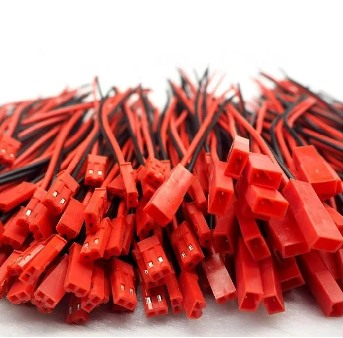20pcs DIY JST Plug Cable 2-Pin Male And Female Connector Terminals for Electronic Projects