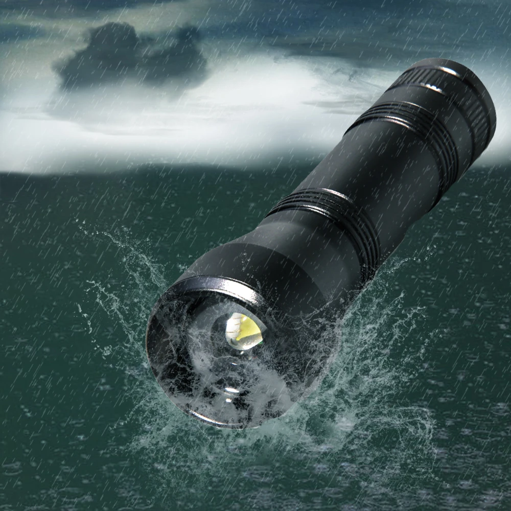 LED UV Flashlight UV Light Torch Zoomable 395nm Ultra Violet Light Black Light Camping Bed Bug Detection Urine Stain Lantern