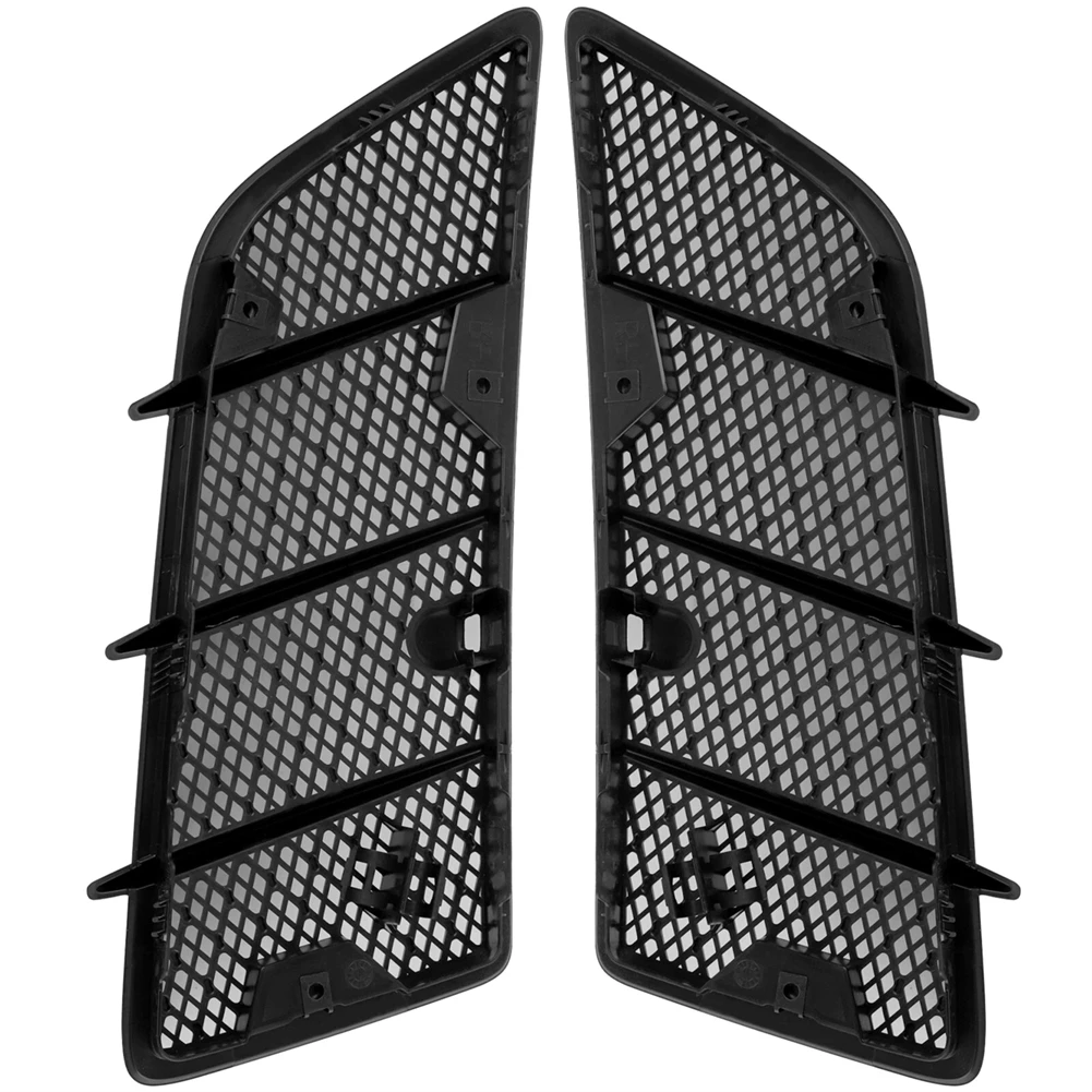 Pair Hood Vent Grille Covers Compatible with For Mercedes For Benz W164 ML GL Class 2008 to 2011 with OEM Numbers