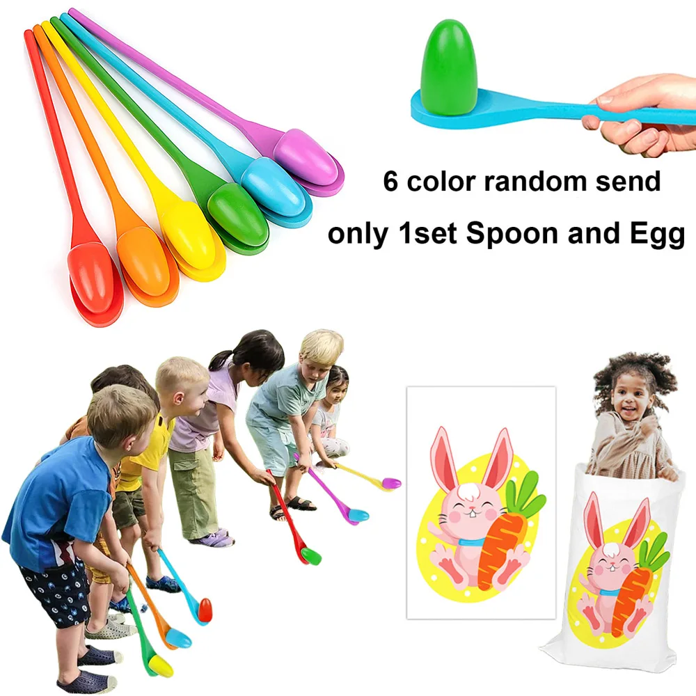 סיסטר ביצה וכפית מירוץ משחק איזון עץ ביצה עץ משחק הממסר משחקים מרוץ מרוץ תפוחי אדמה ביצי ציד משחק דשא חיצוני