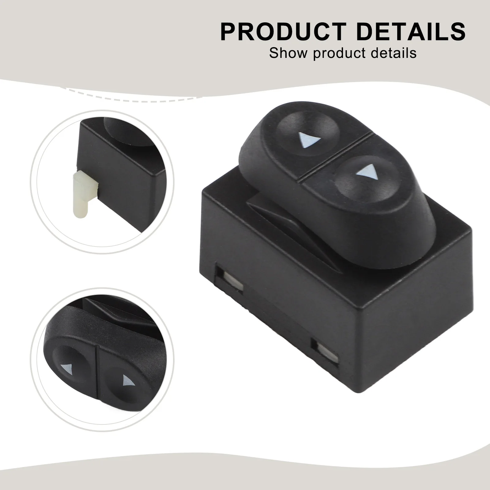 E6DZ14529C DWS131 interruptor de ventanilla eléctrica Para Ford, Mustang, Ranger, Bronco, Accesorios de plástico negro Para Auto