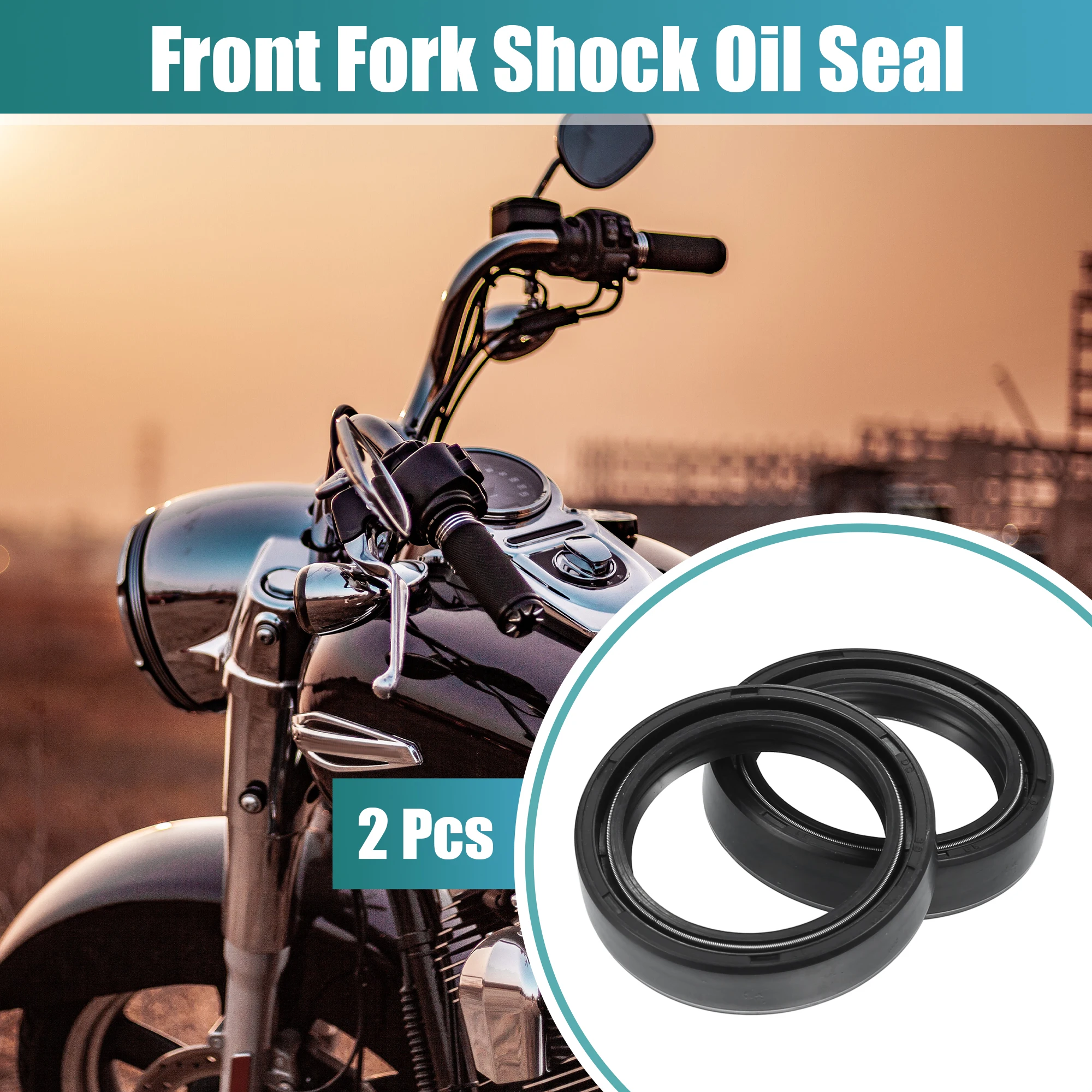 

Motoforti 2pcs 38mmx50mmx11mm Motorcycle Front Fork Shock Oil Seal for Yamaha FZX750 87-89