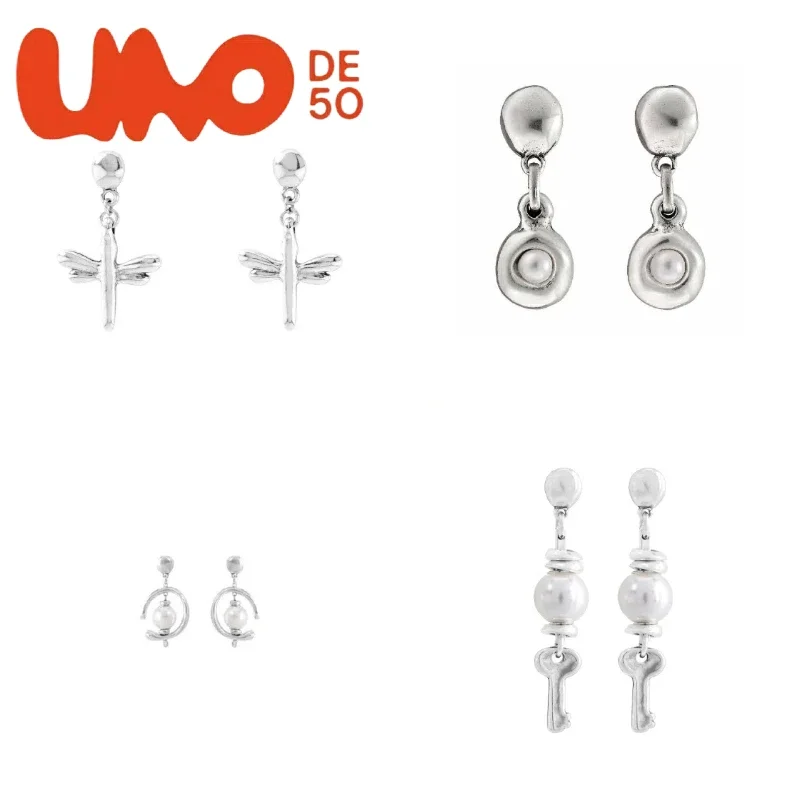 

Последние серьги UNOde50 из золота и серебра 24 карата — модные элитные серьги со скидкой для вас