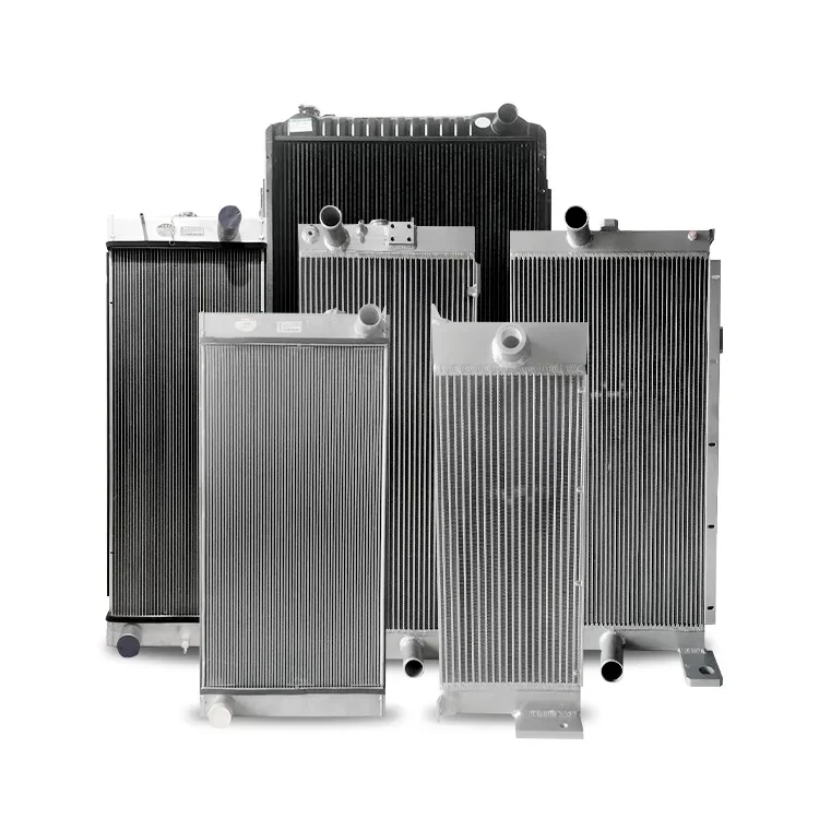 Excavator radiator, hydraulic oil radiator