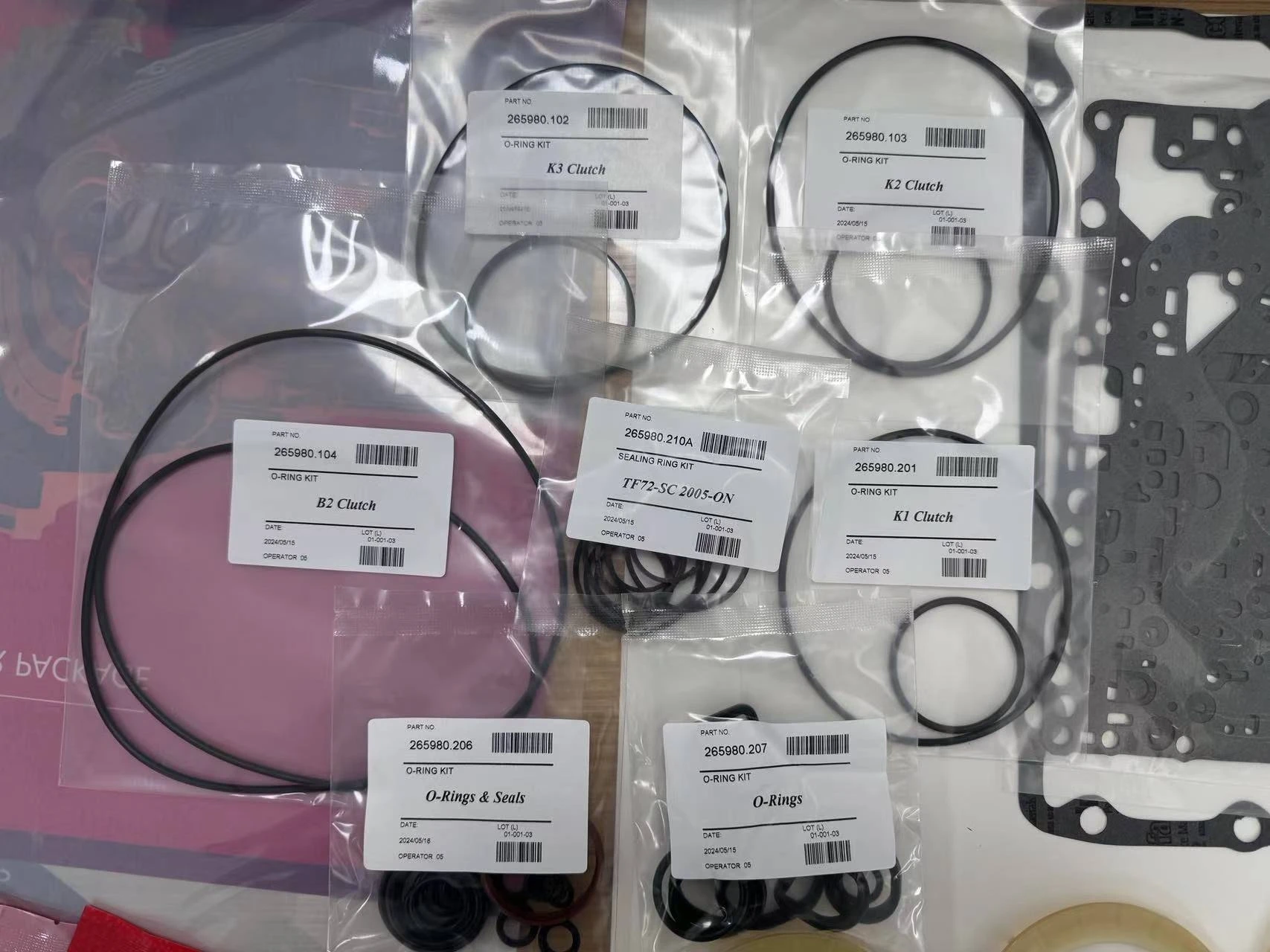 Transmissão Repair Kit Revisão, Peças do carro para Peugeot Citroen Suzuki BMW Mini,Transprofessor Caixa de velocidades, Juntas OHK, TF72-SC TF72SC
