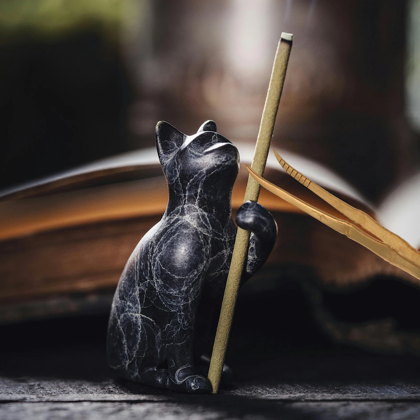 

Incense Tong Bamboo Designed Charcoal Tweezers Brass Burner Tool Sturdy Trustworthy Multi-Jobs Indoor Home Church Accessories