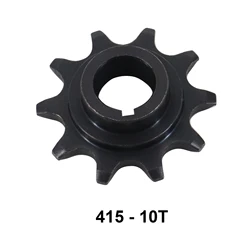 10 Teeth Steel Front 415 Chain Sprocket Universal for 2 Stroke 47 49cc 66cc 70cc Dirt Bike Pit Bike ATV Motorcycle Accessories