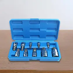 10Pcs Triple Square Spline Bit Socket 12 Point M4 M5 M6 M8 M9 M10 12 M14 M16 18