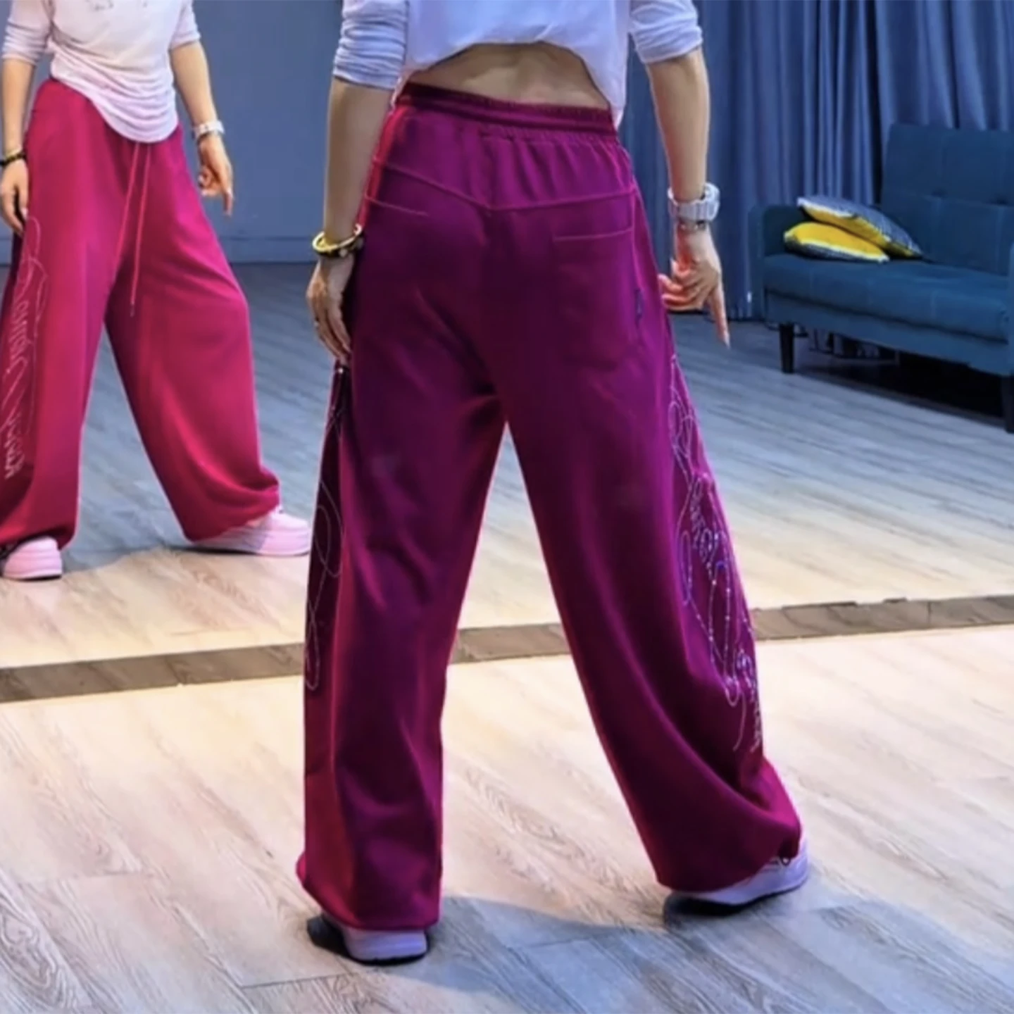 pantalones-de-baile-cuadrado-casuales-rojos-de-verano-para-mujer-pantalones-deportivos-holgados-de-pierna-recta-pantalones