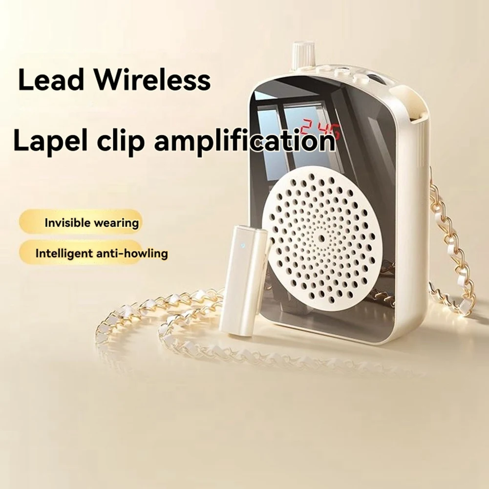 Goodprice Voice Amplifier Wireless with Lavalier Microphone,Portable Voice Amplifier with Laple Mic Speaker,for Classroom,Speech