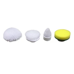 4Pcs Scrubber Replacement Brush Head Multifunctional Electric Cleaning Brush Head for Cleaning Bathroom Kitchen