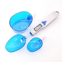 New Three-spoon Electronic 0.1g Spoon Scale, Kitchen Scale Electronic Measuring Spoon 500g Supports Ingredient Scale