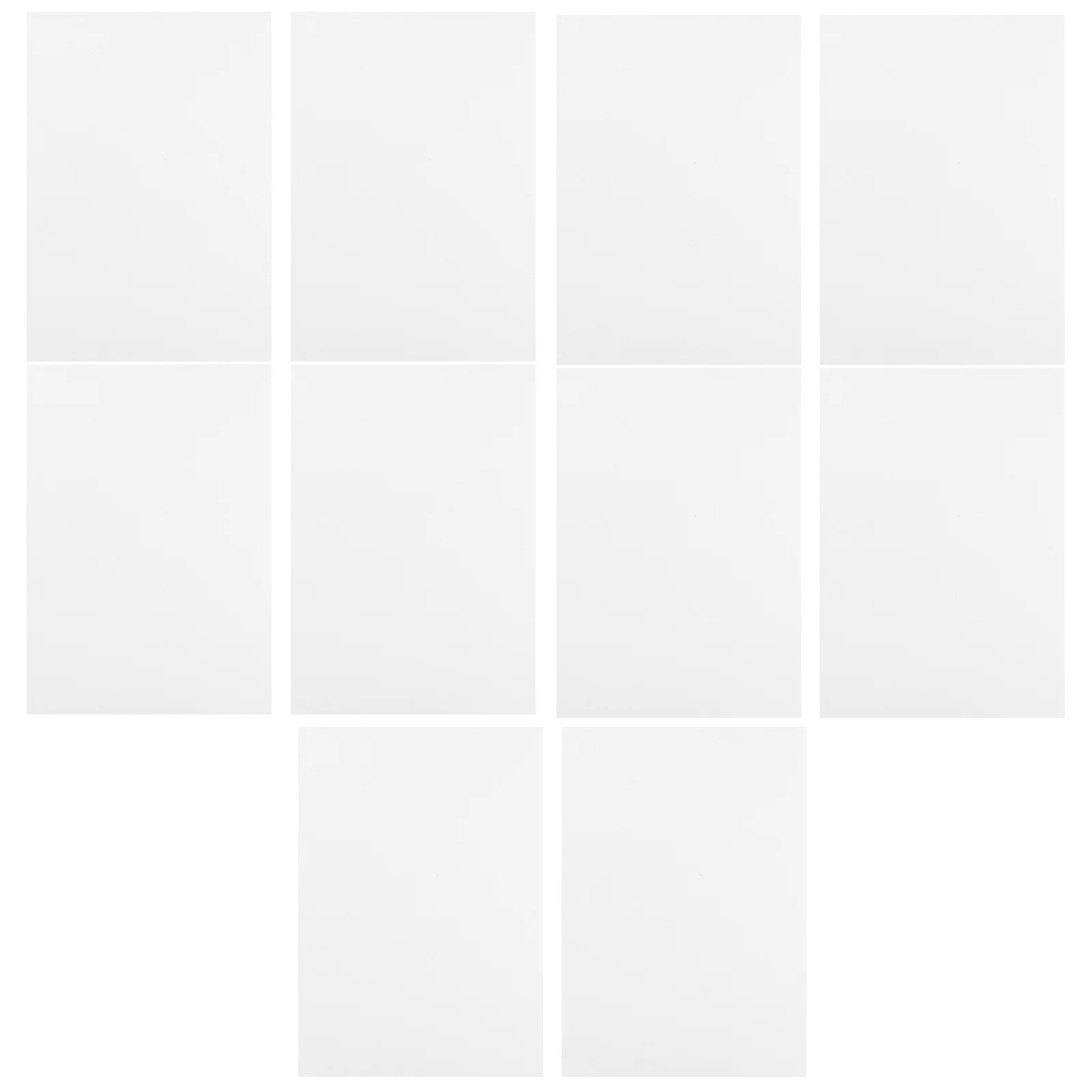 

10 Sheets Crafts Blow Molded Board Diy Paper Foams Printing Plates Project White Handicraft Child