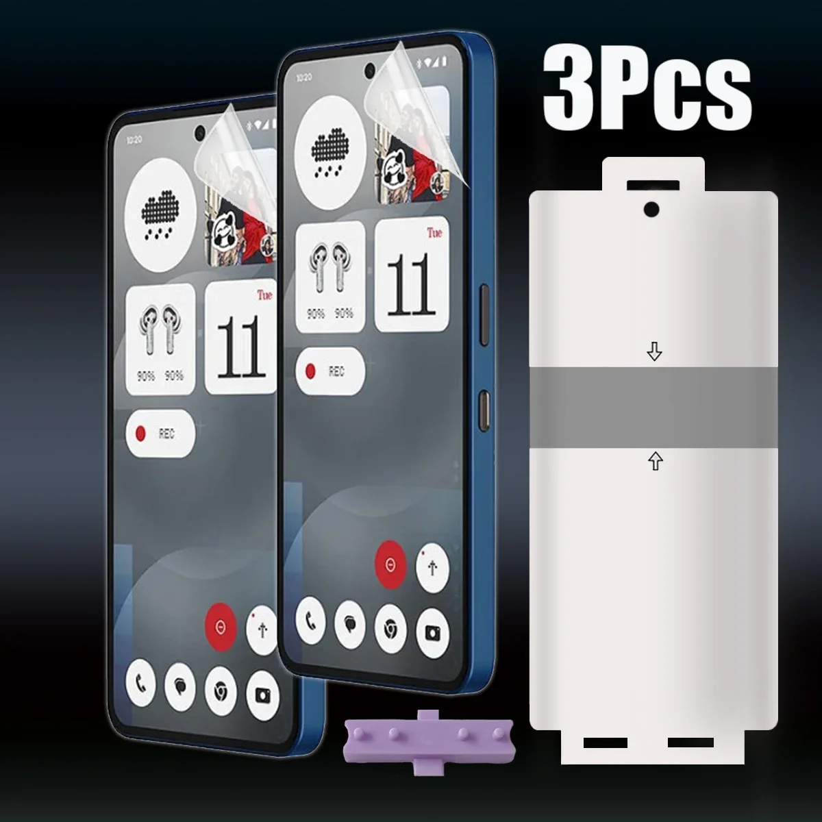 

3pcs TPU Hydrogel FILM Screen Protector For Nothing Phone 3A Pro 3APro 2 2A Full Cover Protective Film