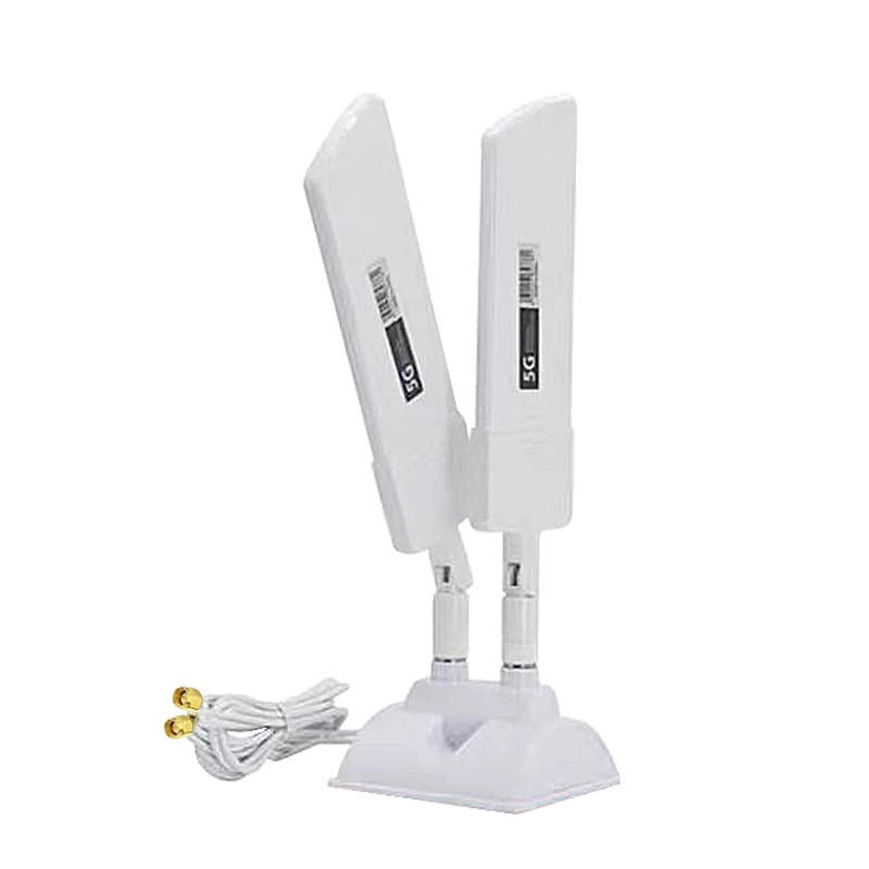 Imagem -04 - Cabo Duplo Externo Antena sem Fio 5g 4g Lte 3g Roteador Gsm 6006000mhz Omni Wifi Cpe Pro Ts9 Sma Masculino Magnético