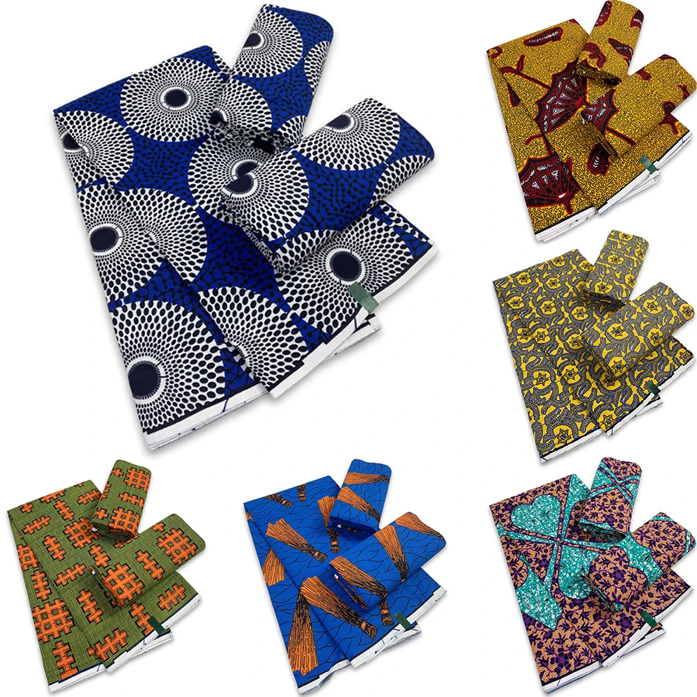 Veritable Wax 100% Cotton African Wax Fabric Nigerian Ankara Block Prints Batik Fabric Dutch Hollandais Pagne For Sewing VL-191