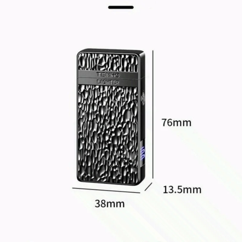 Innovative Black Technology, High-power High-voltage Arc Ignition Battery Display Type-C Charging LED Lighting Windproof Lighter - view 6