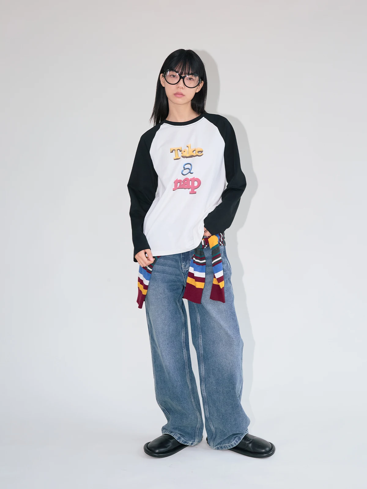 

Studiotill8 Women's Long Sve T-irt Casual Sle round Ne Print oulder Insert Color Blo Cotton Comfortable Breathable