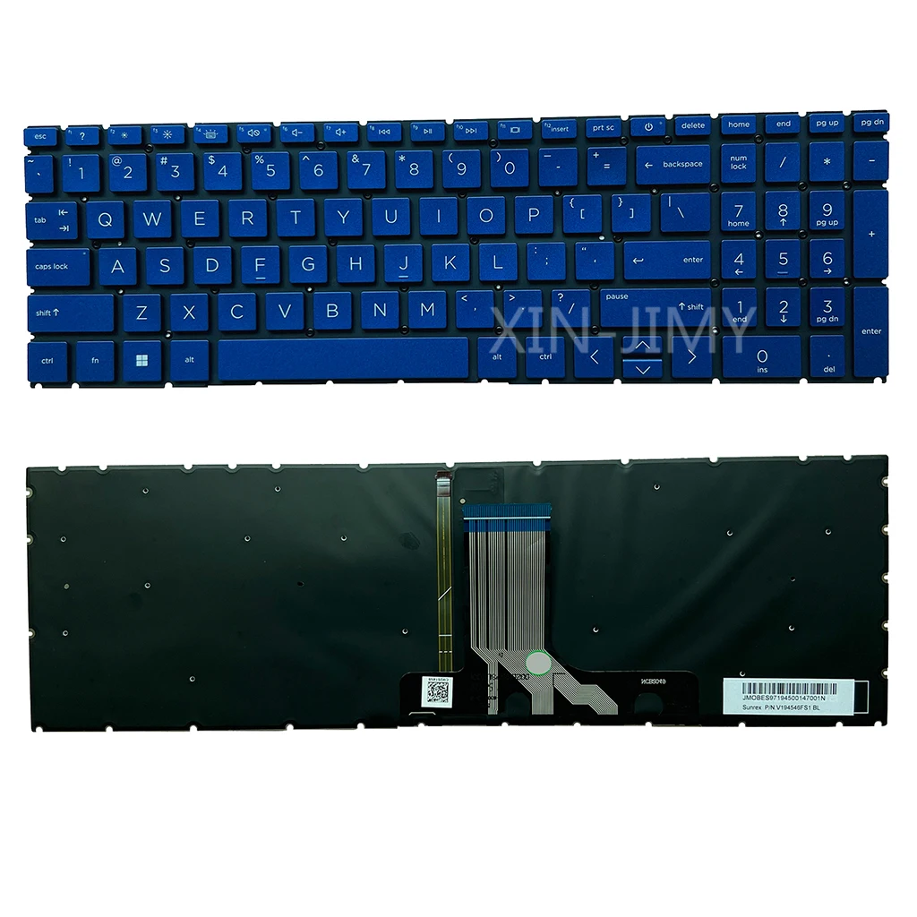 

15-EG US/Spanish Backlit Keyboard for HP Pavilion 15T-EG 15-EH 15Z-EH 15Z-EH 17-CN 17S-CU 470 G8 TPN-L140 17-CP 17Z-CP TPN-Q245