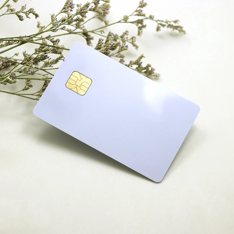 10Pcs/Lot SLE4428 PVC Blank Contact 4428/4442 Chip IC Smart Card Widely Used In Consumer Systems
