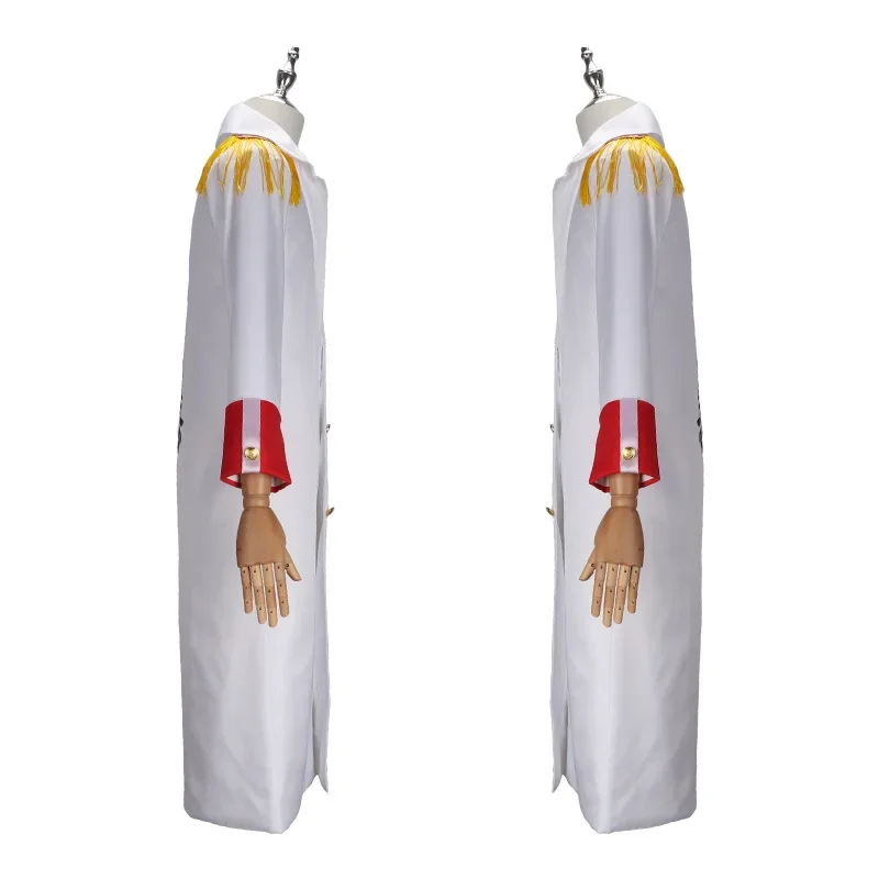 Anime One Akainu Sakazuki Cosplay Costumes Piece Borsalino Sengoku Halloween Coat Trench Jacket # 1 # W.