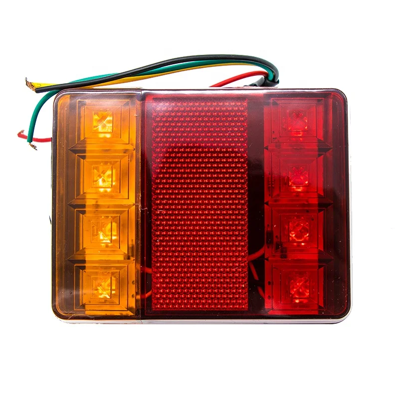Hot Selling High Bright 8 LED Semi Trailer Tail Light for Vehicle Ship Truck