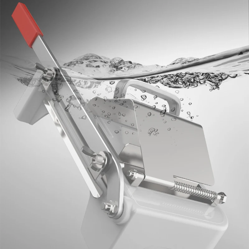 Utensili da cucina Affettatrice per carne Lega + acciaio inossidabile Spessore manuale per uso domestico Dispositivo per affettare carne e verdure regolabile