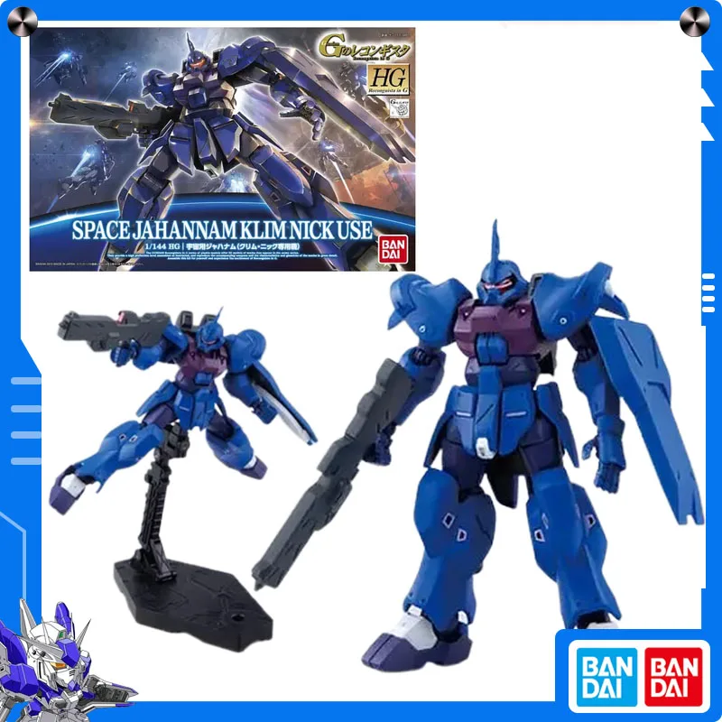 Original Bandai Gundam Reconguista in G 1/144HG Jahannam Typ Space (Klim Nick) Anime Action Figure Montage Modell Festival Geschenk
