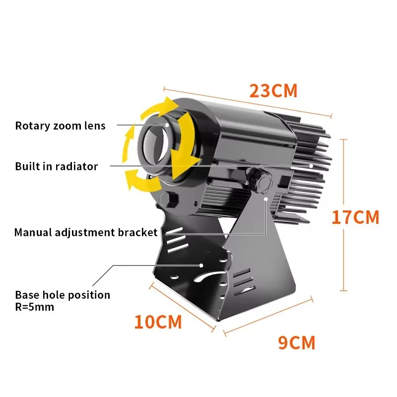 

Light Emitting Diode Logo Wall Projection Light Outdoor Waterproof IP67 high definition bright