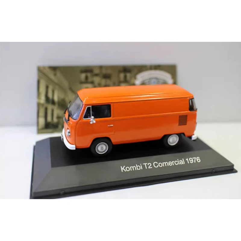 دييكاست 1: 43 مقياس 1976 ريترو فولكس فاجن كومبي T2 التجارية فان حافلة محاكاة سبيكة سيارة نموذج هدايا العيد اللعب