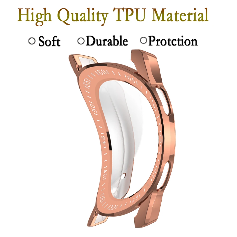 Soft TPU Cover For Xiaomi Watch S3 Protector Shell With Full Coverage Screen Protection With Scale Watch Decoration