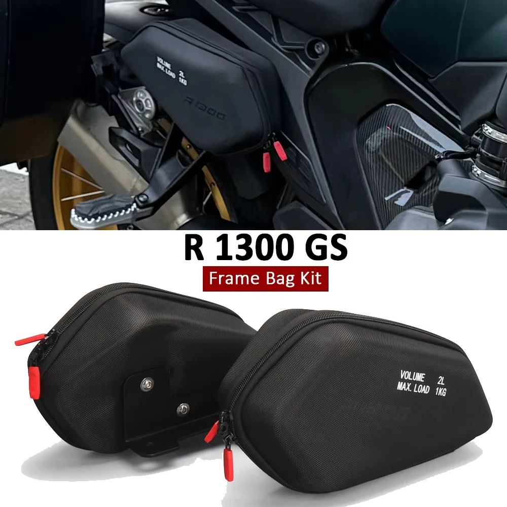 Motorcycle New Side Frame Bag Storage Package Bags Waterproof Bag 2L FOR BMW R 1300 GS GS1300 R1300 GS R1300GS 2023 2024 2025