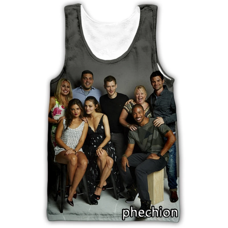 phechion New Fashion Men/Women The Originals 3D Printed Sleeveless Vest Streetwear Men Loose Sporting Tank Tops A33