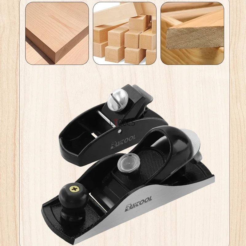 Hard Steel Small Trimming Machine Mini European Hand-held Plane Woodworking Flat Bottom Edge Trimming Chamfering Short Planer