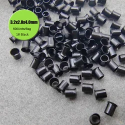 Locks Ring Bead easy Mini Locks Micro Bead Links 3.2*2.8*4,0mm 500 stücke Kupfer Micro Tubes Ringe Links für i-Tip Haar verlängerungen