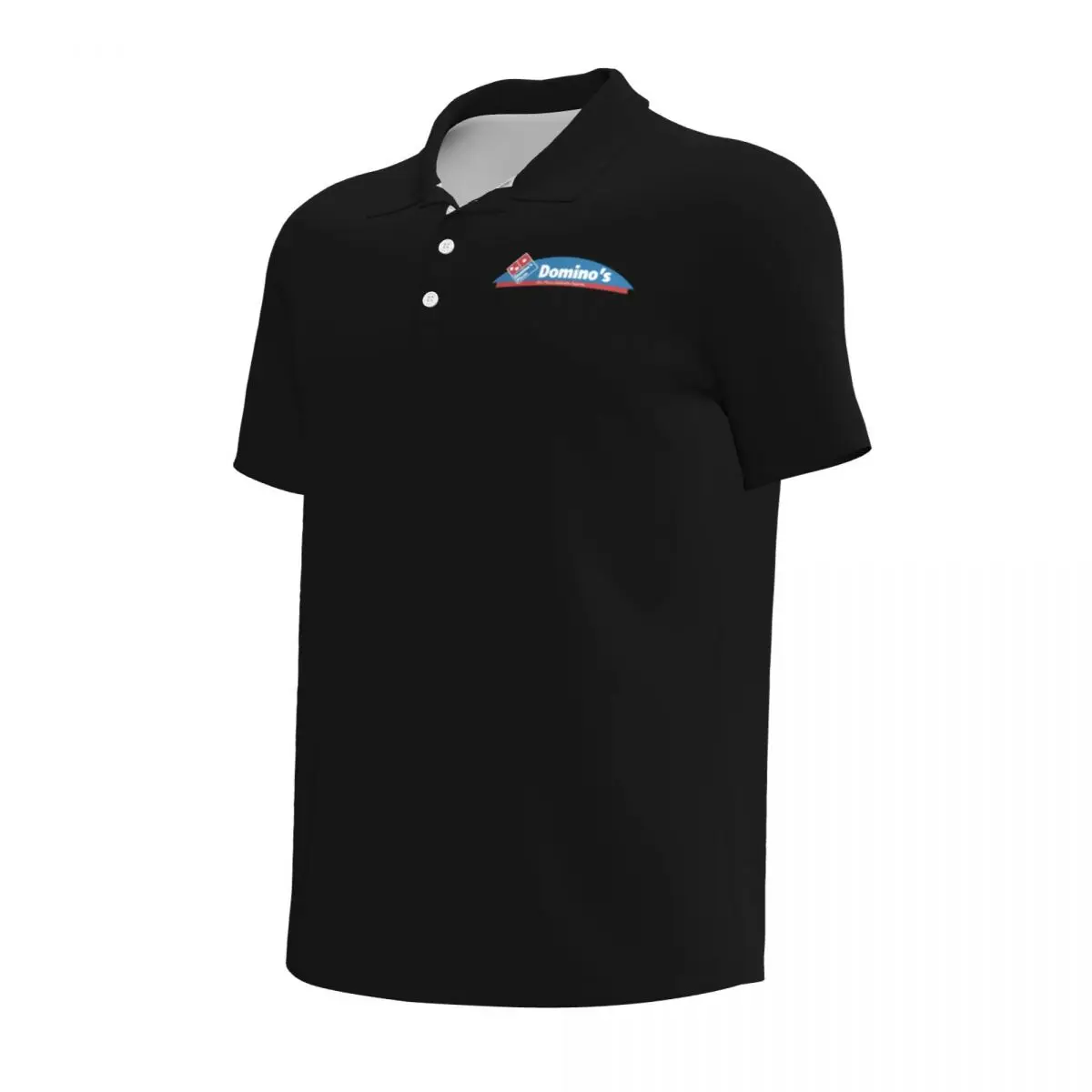 Dominos Pizza Delivery Experts Polo Shirts for Men Casual Solid Color Mens Polos Brand Versatile Clothing